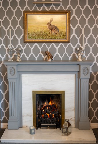 Painted wood surround cream - ,