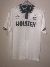 Tottenham Spurs 1991 replica remake XL Home football shirt mabbutt 6 new tags