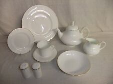 Queen Anne white bone china -