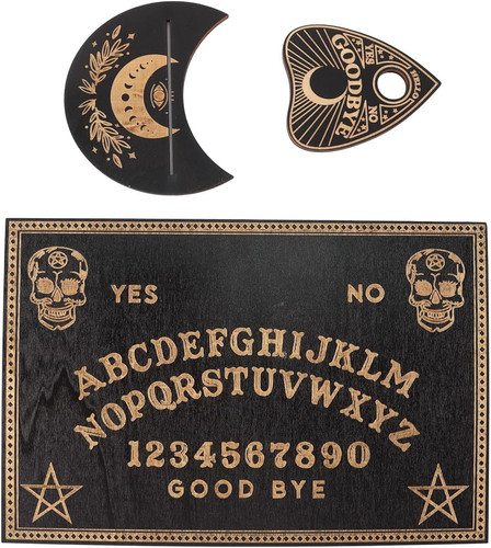 Wooden ouija board - board, set