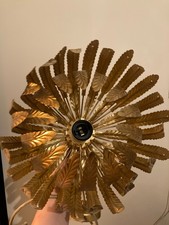 Laura Ashley ceiling light with golden leaf- 25x27 cm. Very good condition. 