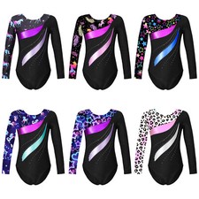 Girls Long Sleeve Gymnastic