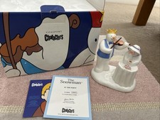 Coalport Snowman At The Party