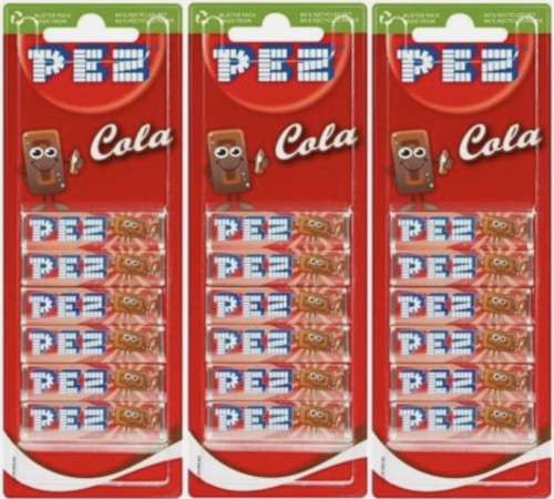 Packs pez refils 3 x - packs,