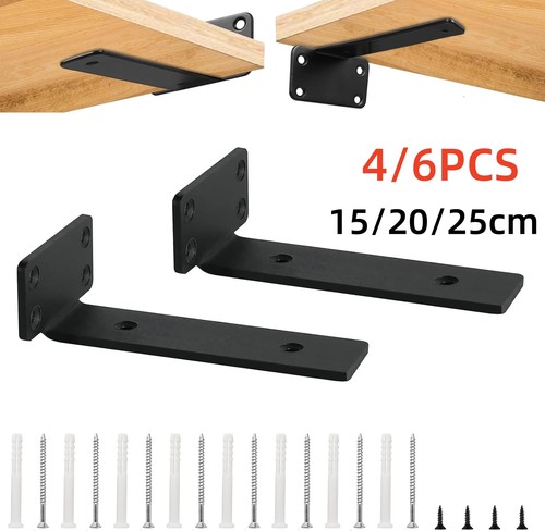6pcs floating shelf brackets - floating,