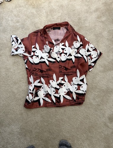 Amiri aloha playboy silk - playboy, shirt