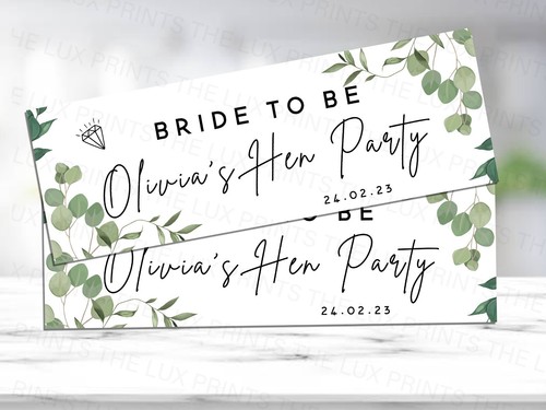 Personalised eucalyptus bride - personalised,