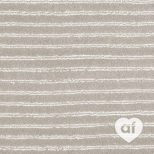 Designer Carpet Plush Stripe Pearl 8214 Carpet Remnant 1.9m x 2.0m (s40070)