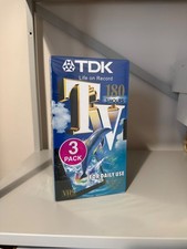 TDK TV 180 VHS Pack Blank