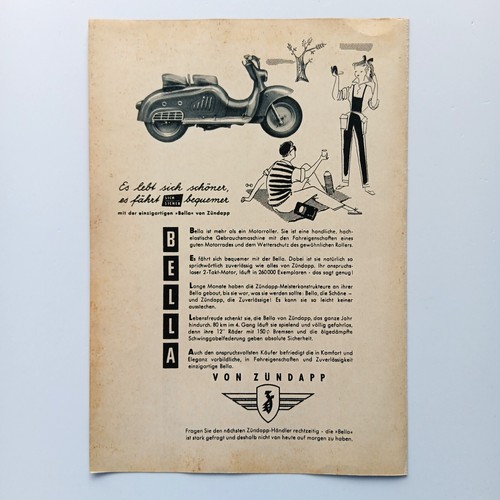 1954 zündapp bella scooter - 1954,