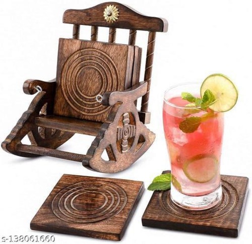 Wooden rocking chair - wooden,