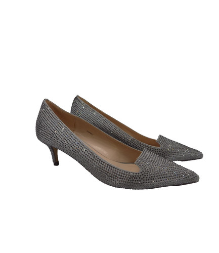 Lunar shoes silver kitten heel - lunar,
