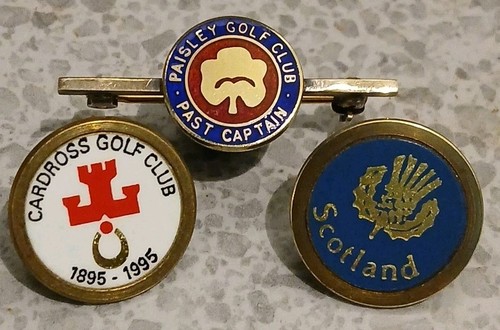 Hallmarked silver paisley golf - hallmarked,