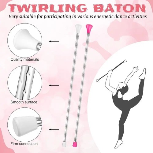 Stainless steel twirling - twirling, baton