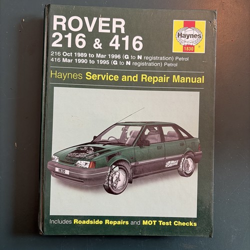 Haynes rover 216 oct mar - haynes,