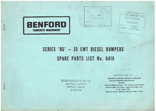 Benford series 35cwt diesel - benford,