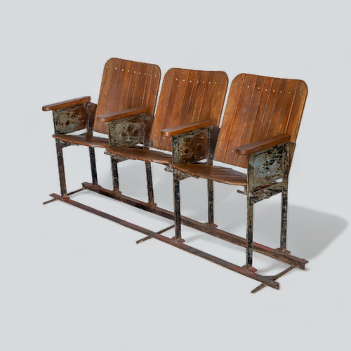 Antique indian cinema chairs - antique,