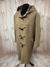 Vintage Mens Duffle Coat Tan