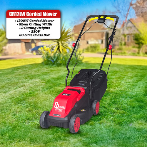 Crytec corded lawn - corded,