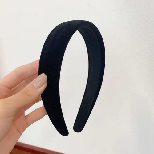 Velvet aliceband hair band - velvet,