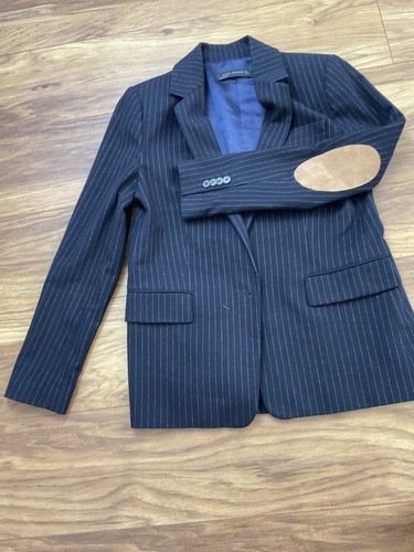 Zara woman pinstripe blazer - pinstripe,