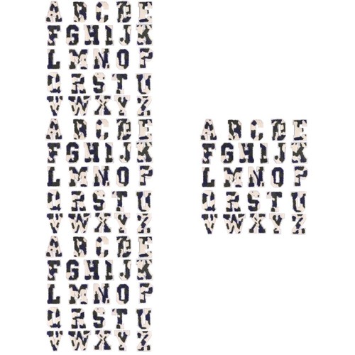 104 pcs letter - 104, patches