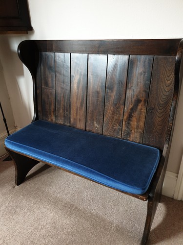 Rustic replica church - church, pew