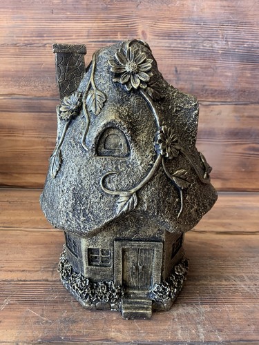 Stone garden large gold flower - stone,