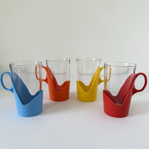 Vintage arcoroc drink - up, cups