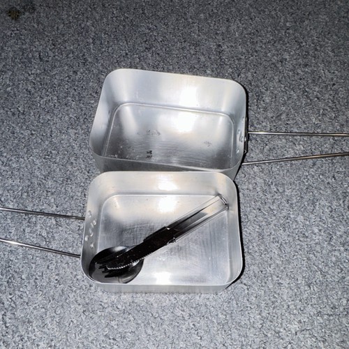 Aluminium piece camping mess - aluminium,