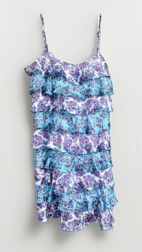 Zara basic 100 silk floral - zara, 100%
