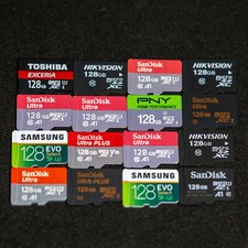 128GB Micro SD Memory Card SanDisk Samsung Phone Nintendo Switch Camera Drone