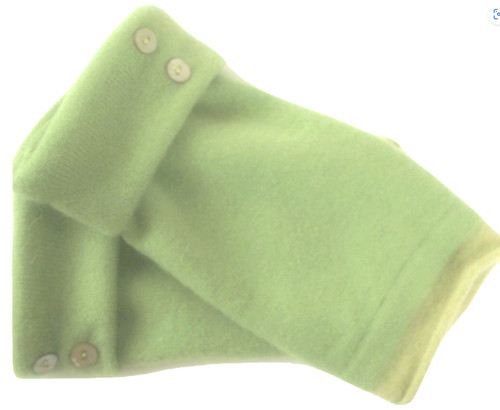 Fingerless gloves green 100 - fingerless,