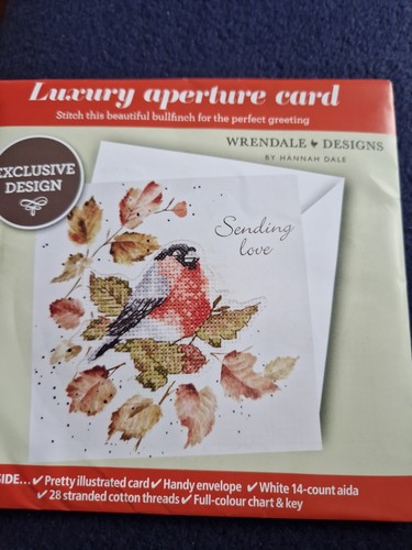 Woxs cross stitch card kit - card,