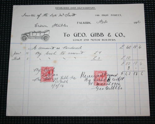 1916 vintage bill - vintage, head