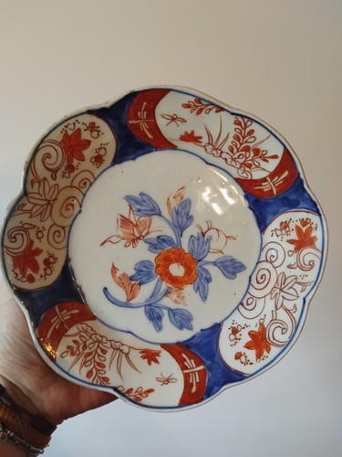 Japenese imari scalloped edge - imari,