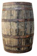 LARGE WIDE WHISKEY OAK WOODEN BARREL COLD WATER THERAPY PLUNGE POOL ICE BATH.