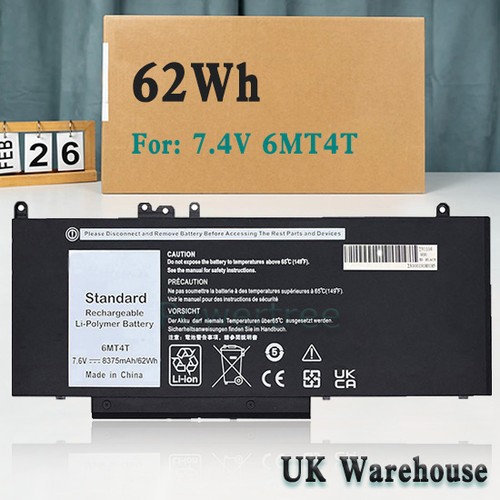 Battery 6mt4t for dell - 6mt4t,