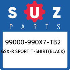 99000-990X7-TB2 Suzuki Gsx-r sport t-shirt(black) 99000990X7TB2, New Genuine OEM