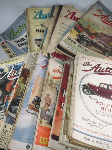 Vintage the autocar magazines - autocar,