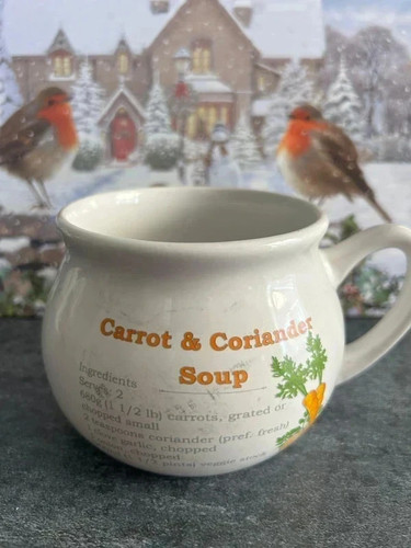 Carrot coriander soup bowl - &,