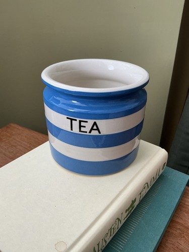 Green cornishware tea - t,