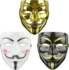 3 Pack V For Vendetta Mask