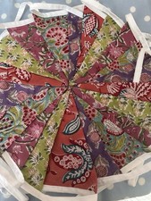 Boho bunting cotton fabric - bunting,,