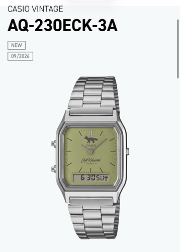 Casio maison kitsune cafe - casio,