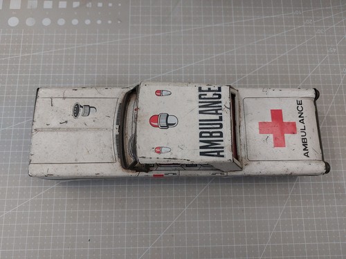 Vintage tin plate friction - tin,