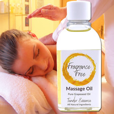 Fragrance Free Massage Oil Unscented Relaxing Soothing Sensitive Skin 50ml