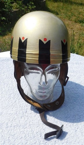 Vintage cromwell crash helmet - vintage,