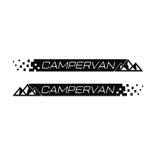 Camper van side stripe - van,
