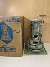 Aladdin Blue Flame Heater J380003 Green with Fuel Tank Used